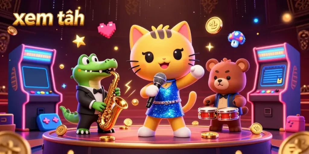 Experience gaming excitement at Go88 with vibrant characters and casino elements in an engaging scene. xem thêm